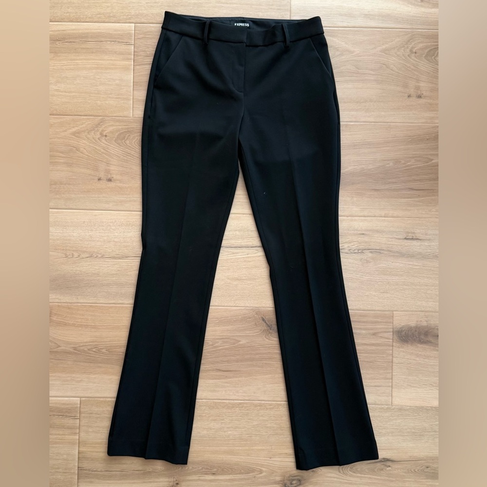 Express Black Boot Cut Dress Pants